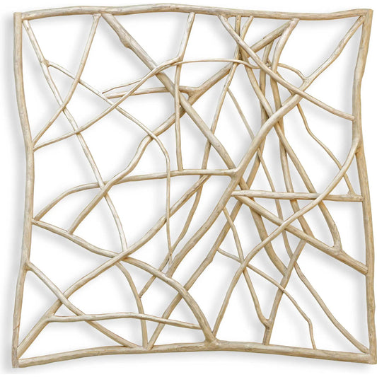 Tangled Up Outdoor Wall Decor by Uttermost in teak. Made from teak wood in a unique style.