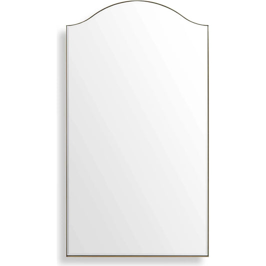Mallorca Arch Mirror by Uttermost in brass. Made from stainless steel, mirror, mdf in a unique style.
