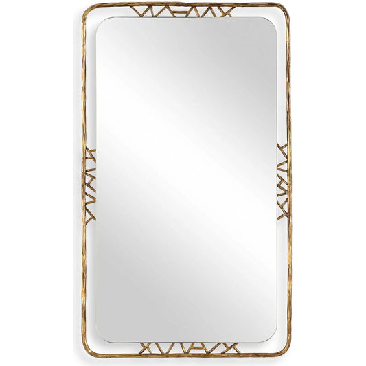 Tahoma Mirror by Uttermost in gold. Made from metal, mdf in a unique style.