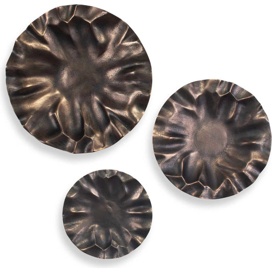 Peonia Outdoor Wall Art by Uttermost. Made from aluminium in a unique style.