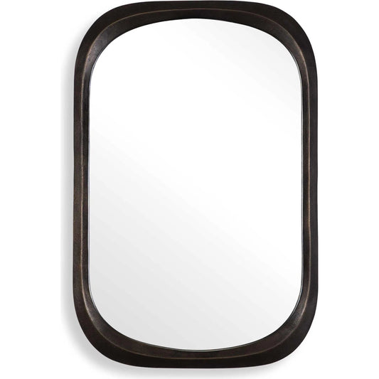 Malone Mirror by Uttermost in dark bronze. Made from aluminum, glass, mdf, iron in a unique style.