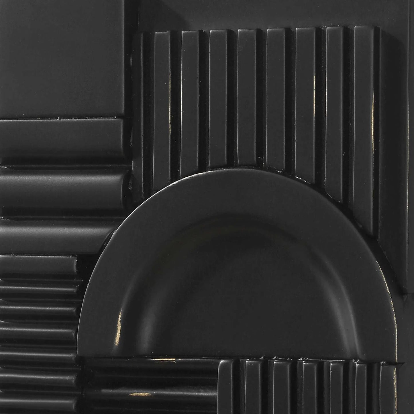 004 SI-2386564 | Closeup | Origins Shadow Boxes by Uttermost in dark bronze. Made from pine, glass, resin, mdf, linen in a modern style.