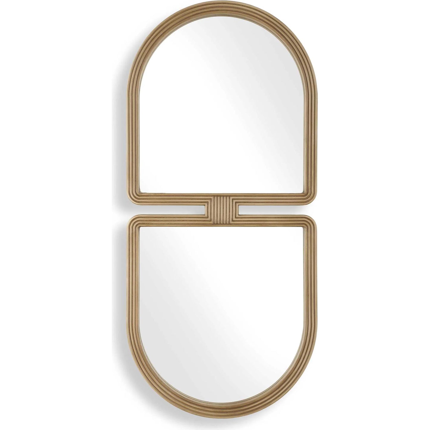 000 SI-2386591 | Primary Silo | Jacques Art Deco Mirror by Uttermost in antiqued gold. Made from mdf, mirror in a transitional style.