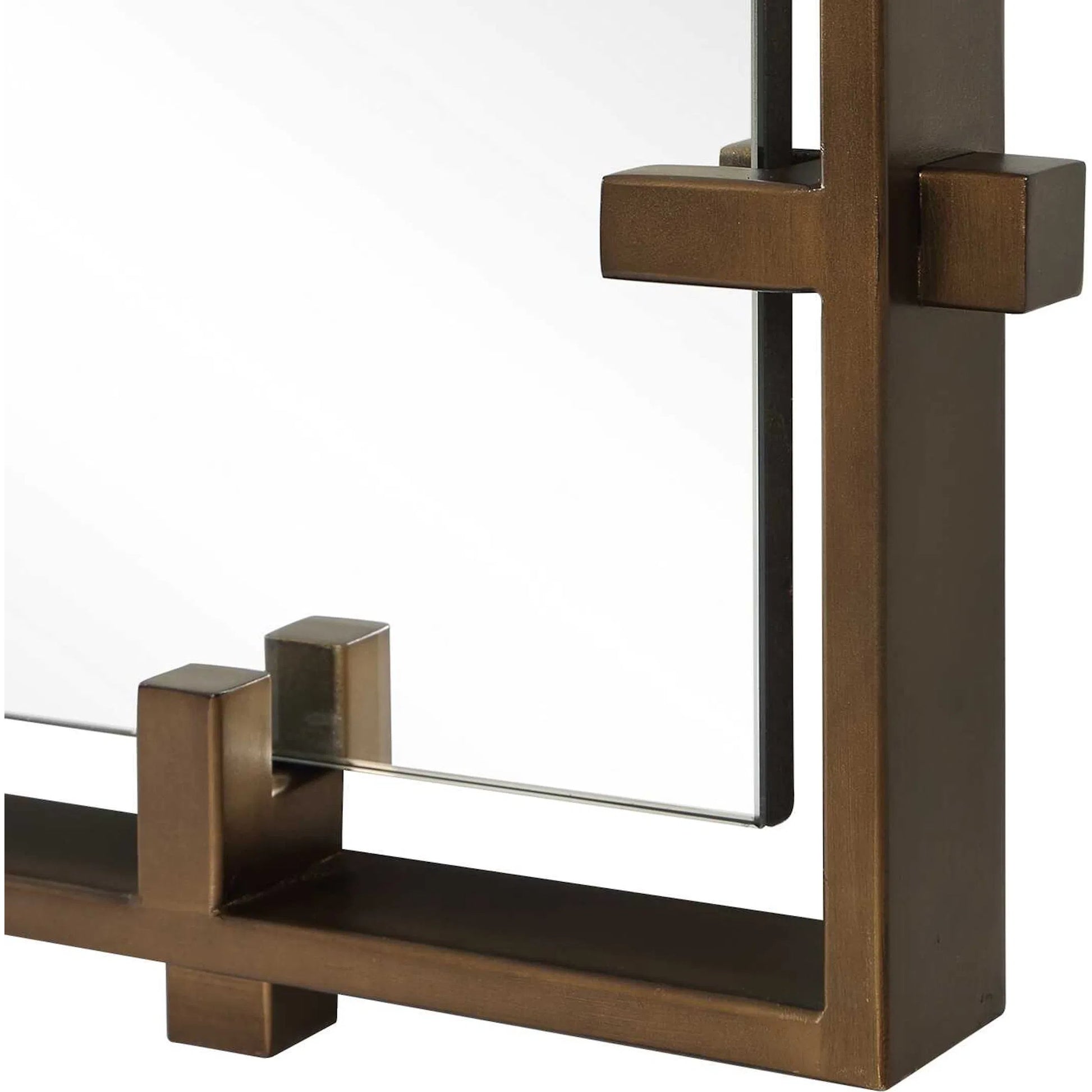 Hann Full Length Mirror by Uttermost in bronze. Made from iron, mdf, mirror in a unique style.