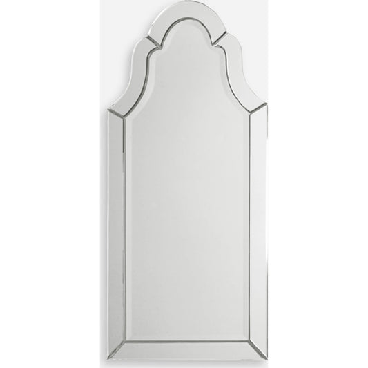 Hovan Frameless Arched Mirror by Uttermost. Made from wood, mirrors in a transitional style.