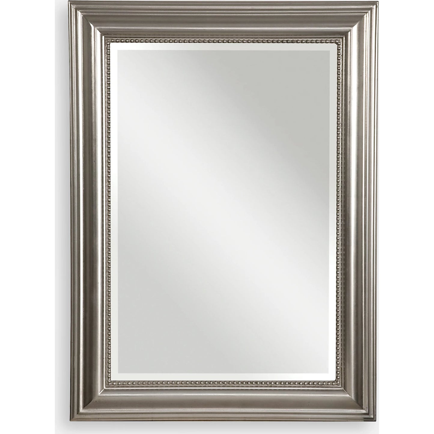 015 S-251992 | Primary Silo | Stuart Mirror by Uttermost in silver. Made from wood in a rustic style.