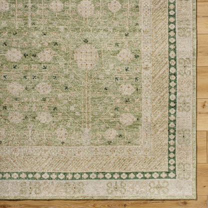 Marisa Rug - 534659 by Surya in warm grey, ash, sage. Made from wool in a unique style.