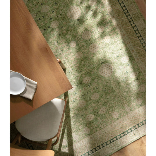 Marisa Rug - 534659 by Surya in warm grey, ash, sage. Made from wool in a unique style.