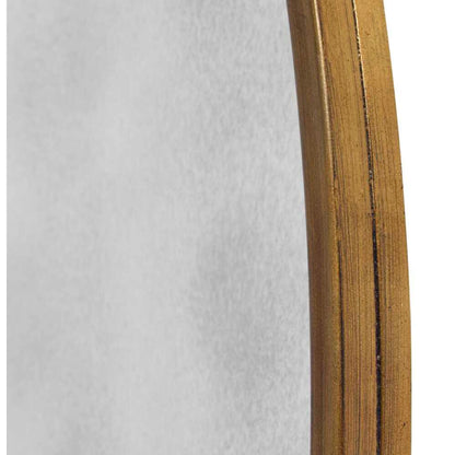 Junius Mirror by Uttermost in gold. Made from metal, mdf in a modern style.