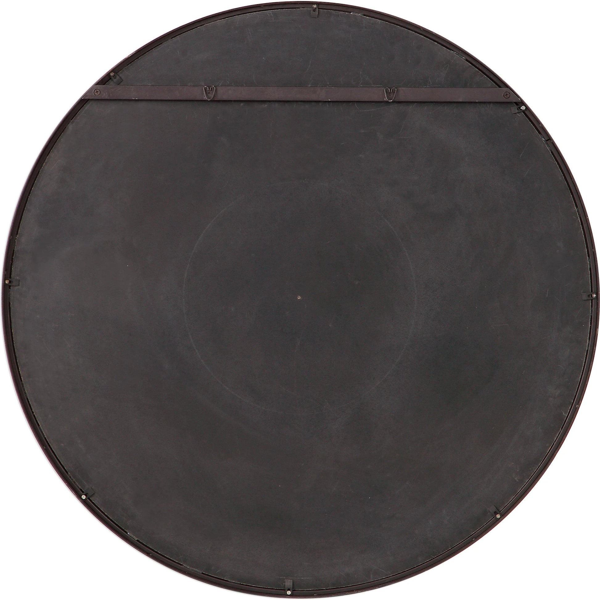 Benedo Round Mirror by Uttermost. Made from metal, mirror in a modern style.
