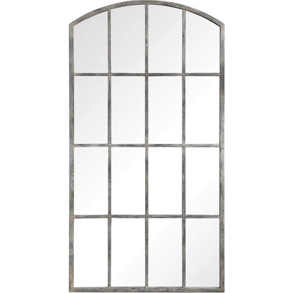Amiel Ivory Arched Mirror by Uttermost. Made from metal, glass, mdf in a cottage & farmhouse style.
