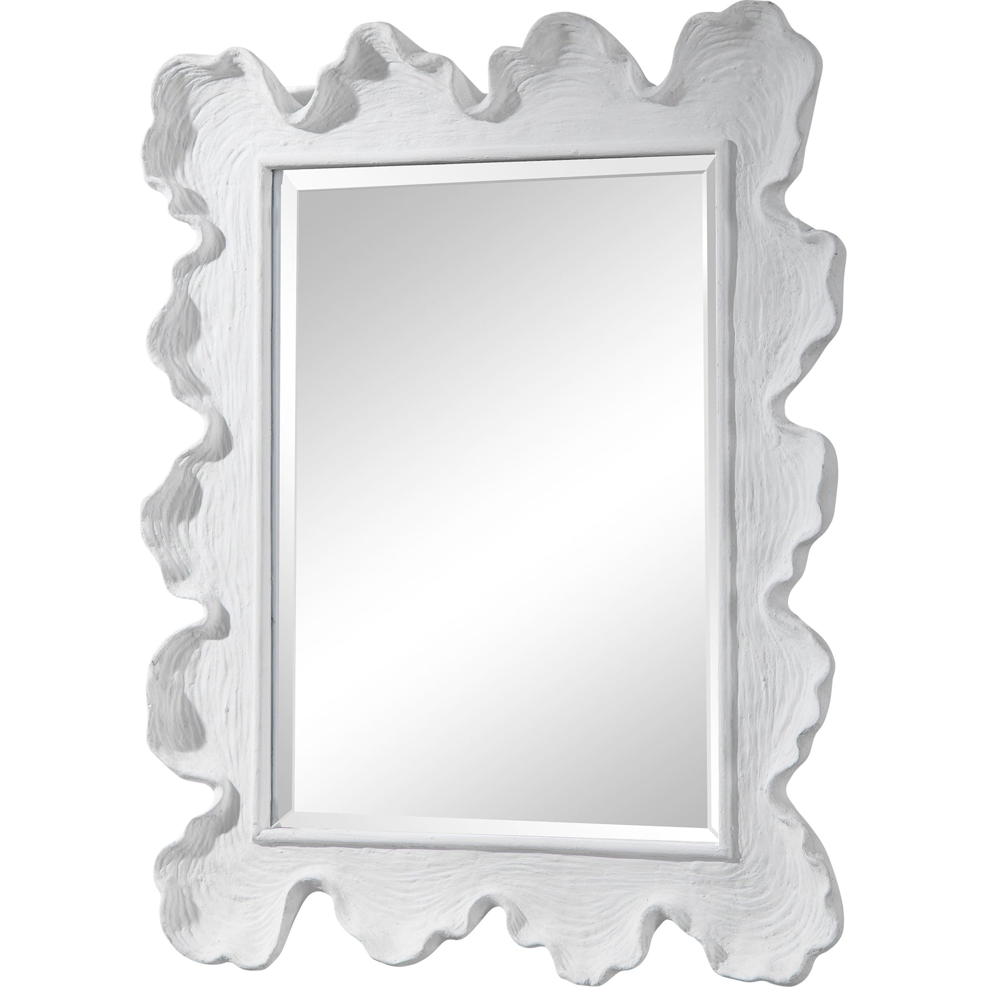 Sea Coral Coastal Mirror by Uttermost. Made from glass, resin in a transitional style.