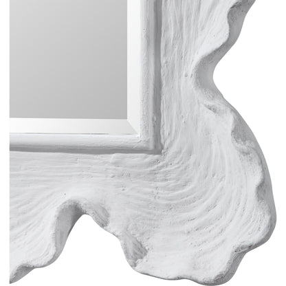 Sea Coral Coastal Mirror by Uttermost. Made from glass, resin in a transitional style.