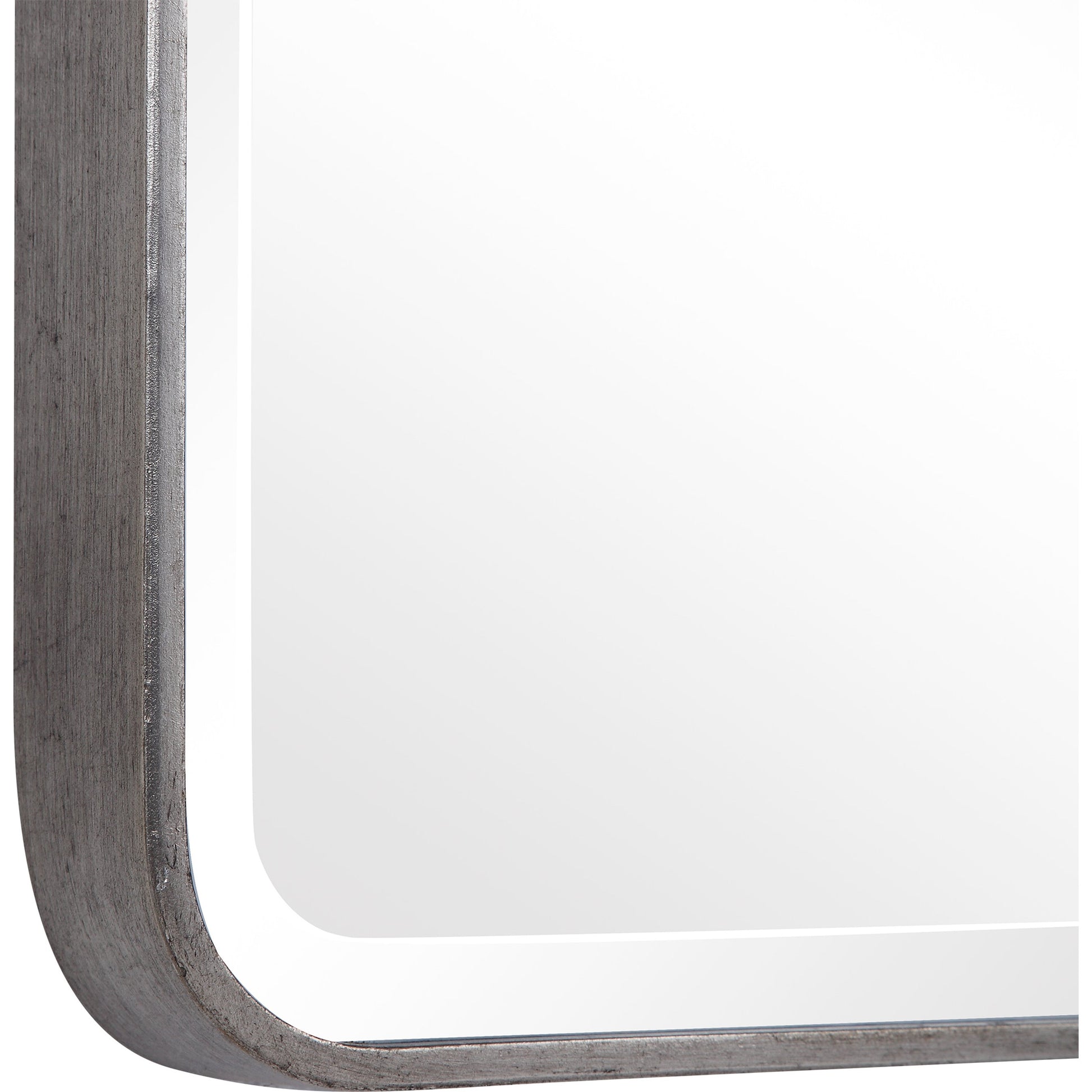 Aramis Silver Mirror by Uttermost in silver. Made from iron, glass, mdf in a modern style.