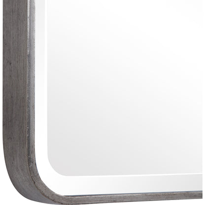 Aramis Silver Mirror by Uttermost in silver. Made from iron, glass, mdf in a modern style.