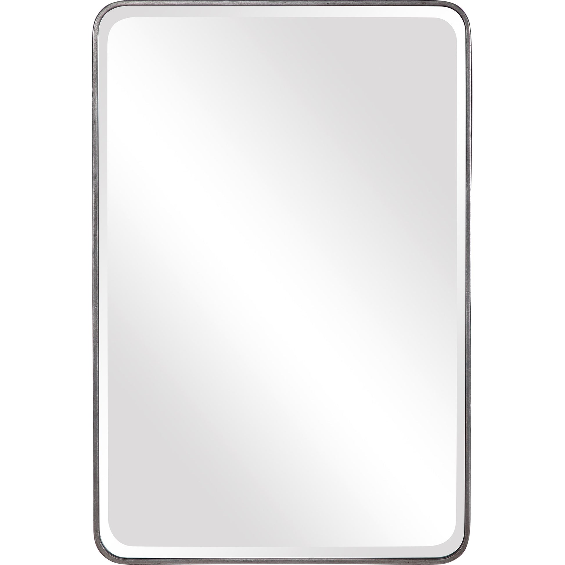 Aramis Silver Mirror by Uttermost in silver. Made from iron, glass, mdf in a modern style.