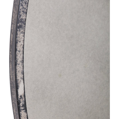 Argand Industrial Round Mirror by Uttermost. Made from metal, mdf, glass in a modern style.