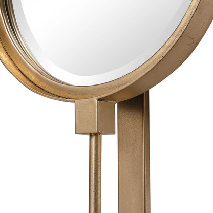 Button Mirror by Uttermost. Made from iron, mdf, glass in a transitional style.