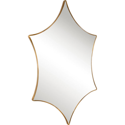 Aries Mirror by Uttermost in gold. Made from stainless steel, mdf, glass in a transitional style.