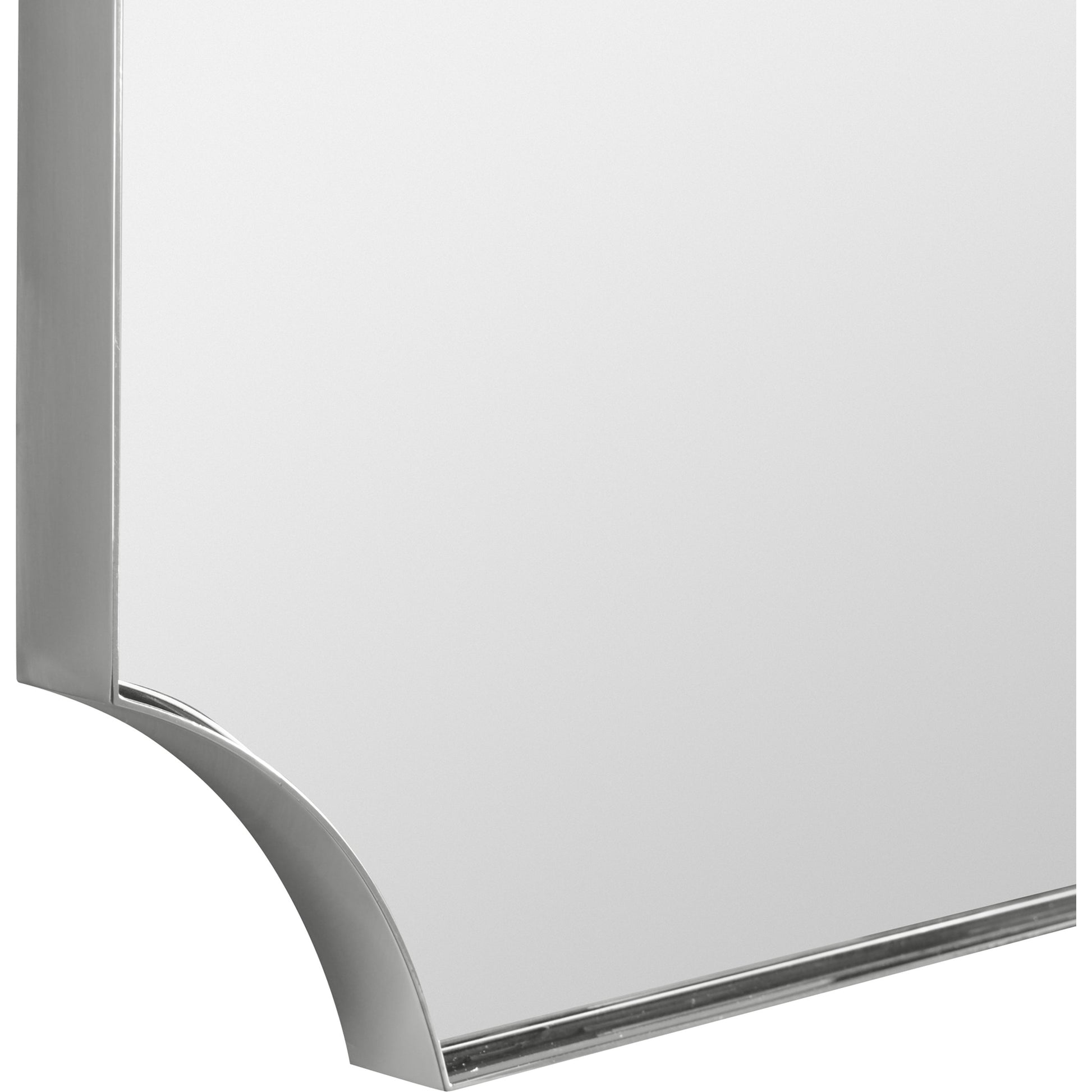Lennox Scalloped Corner Mirror by Uttermost. Made from unique in a transitional style.