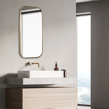 Taft Mirror by Uttermost. Made from stainless steel, mdf, glass in a modern style.