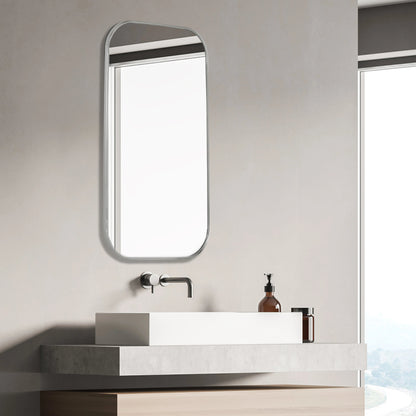 Taft Mirror by Uttermost. Made from stainless steel, mdf, glass in a modern style.