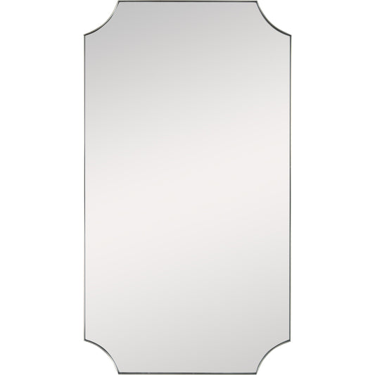 Lennox Scalloped Corner Mirror by Uttermost. Made from unique in a transitional style.