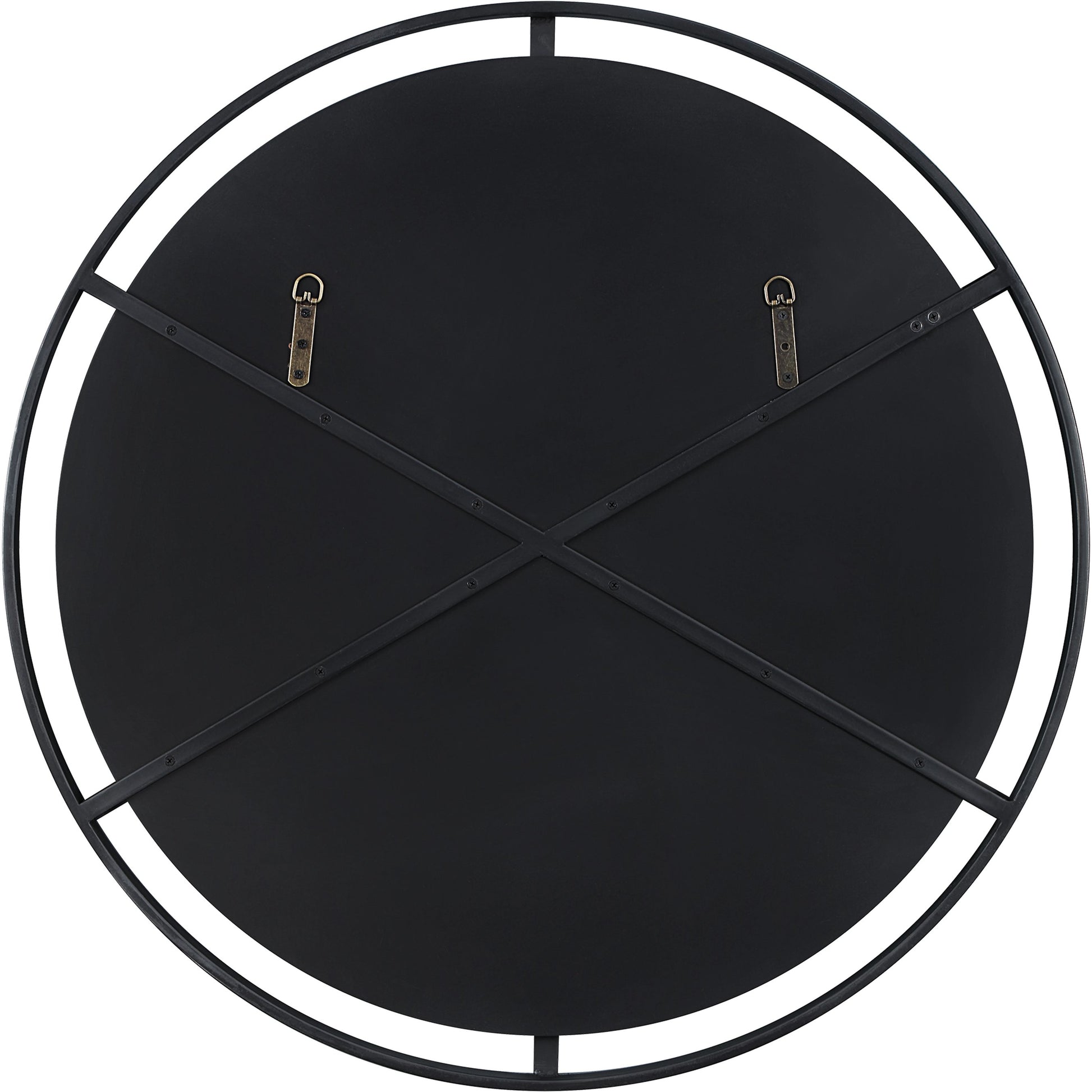 Cashel Mirror by Uttermost in satin black. Made from mdf, iron, mirror in a modern style.