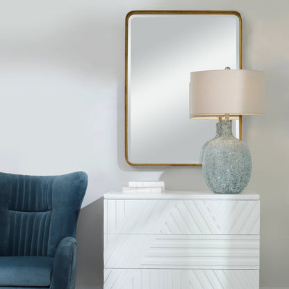 Crofton Large Mirror by Uttermost. Made from mdf, iron, mirror in a modern style.