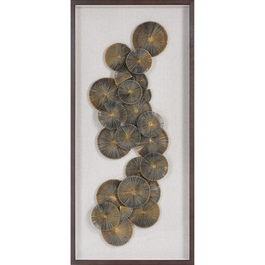 The Times by Uttermost in multi. Made from pine, paper, glass, linen, velvet in a coastal style.