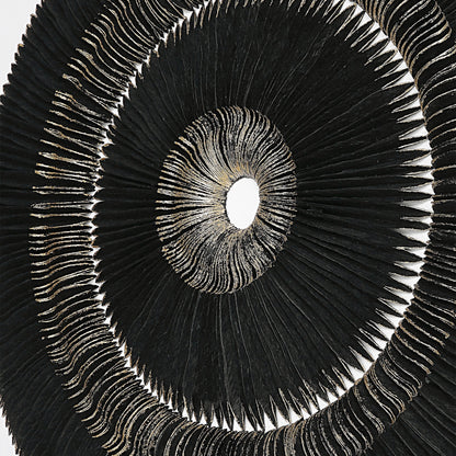 Sandara and Shadow Box by Uttermost in black, gold. Made from pine, paper, glass, linen, velvet in a eclectic & global style.