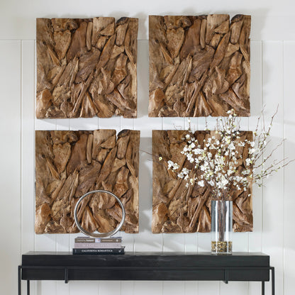Rio Wood Wall Decor by Uttermost in whitewashed. Made from teak branch 100% in a eclectic & global style.
