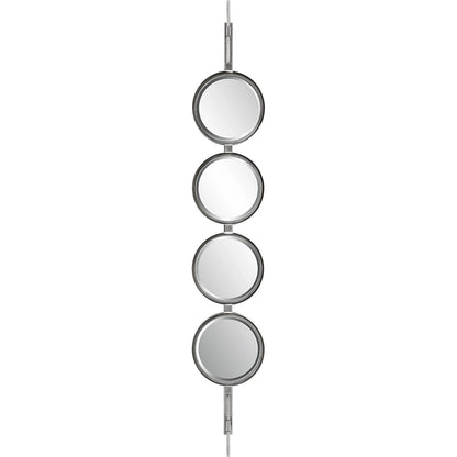 Button Mirror by Uttermost. Made from iron, mdf, glass in a transitional style.