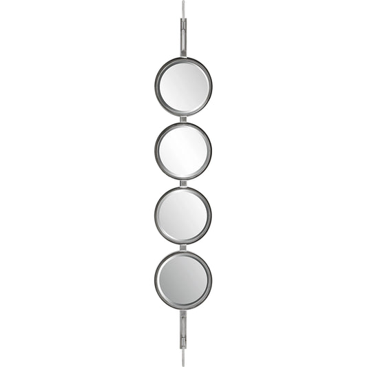 Button Mirror by Uttermost. Made from iron, mdf, glass in a transitional style.