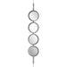 Button Mirror by Uttermost. Made from iron, mdf, glass in a transitional style.