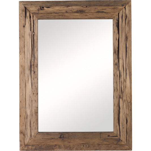 Rennick Mirror by Uttermost. Made from reclaimed pine in a rustic style.