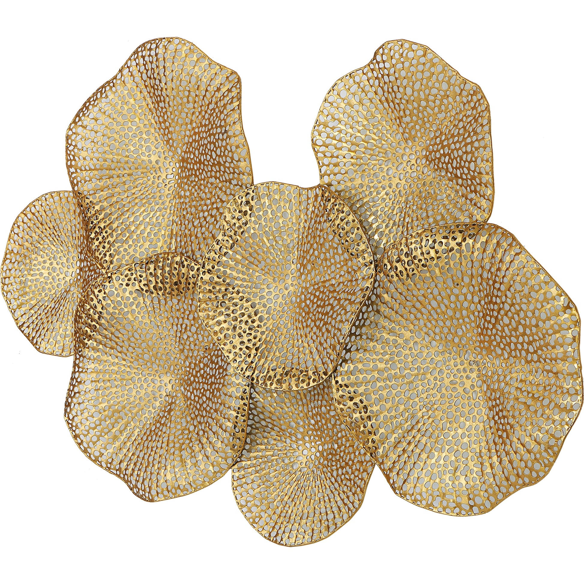 Ripley Metal Leaf Wall Art by Uttermost. Made from iron in a modern style.