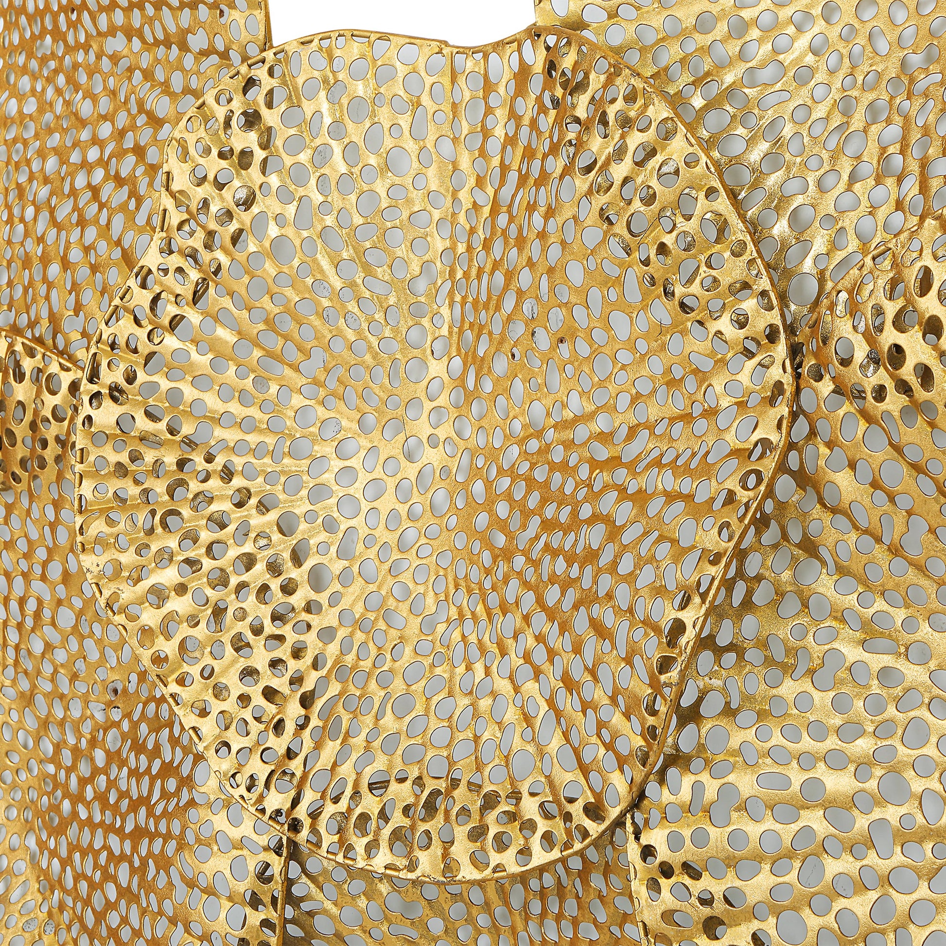 Ripley Metal Leaf Wall Art by Uttermost. Made from iron in a modern style.