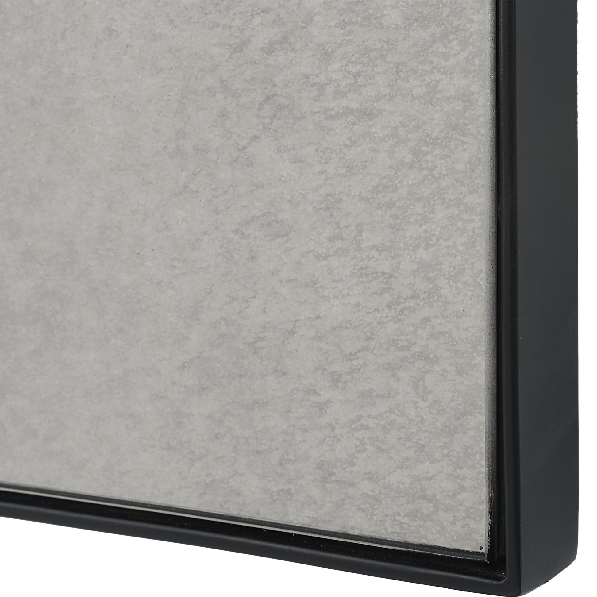 Puzzle Piece Mirror by Uttermost in black. Made from mirror, iron, mdf in a modern style.