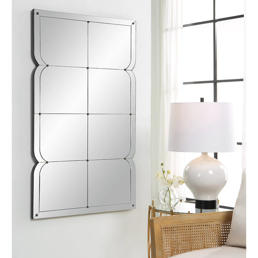 Calgary Mirror by Uttermost in gold. Made from mdf, mirror in a modern style.