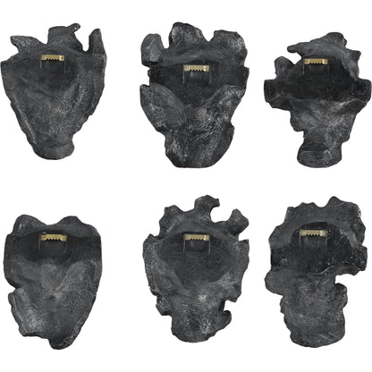 Self-Portrait Wall Decor by Uttermost in steel gray. Made from polyresin in a modern style.