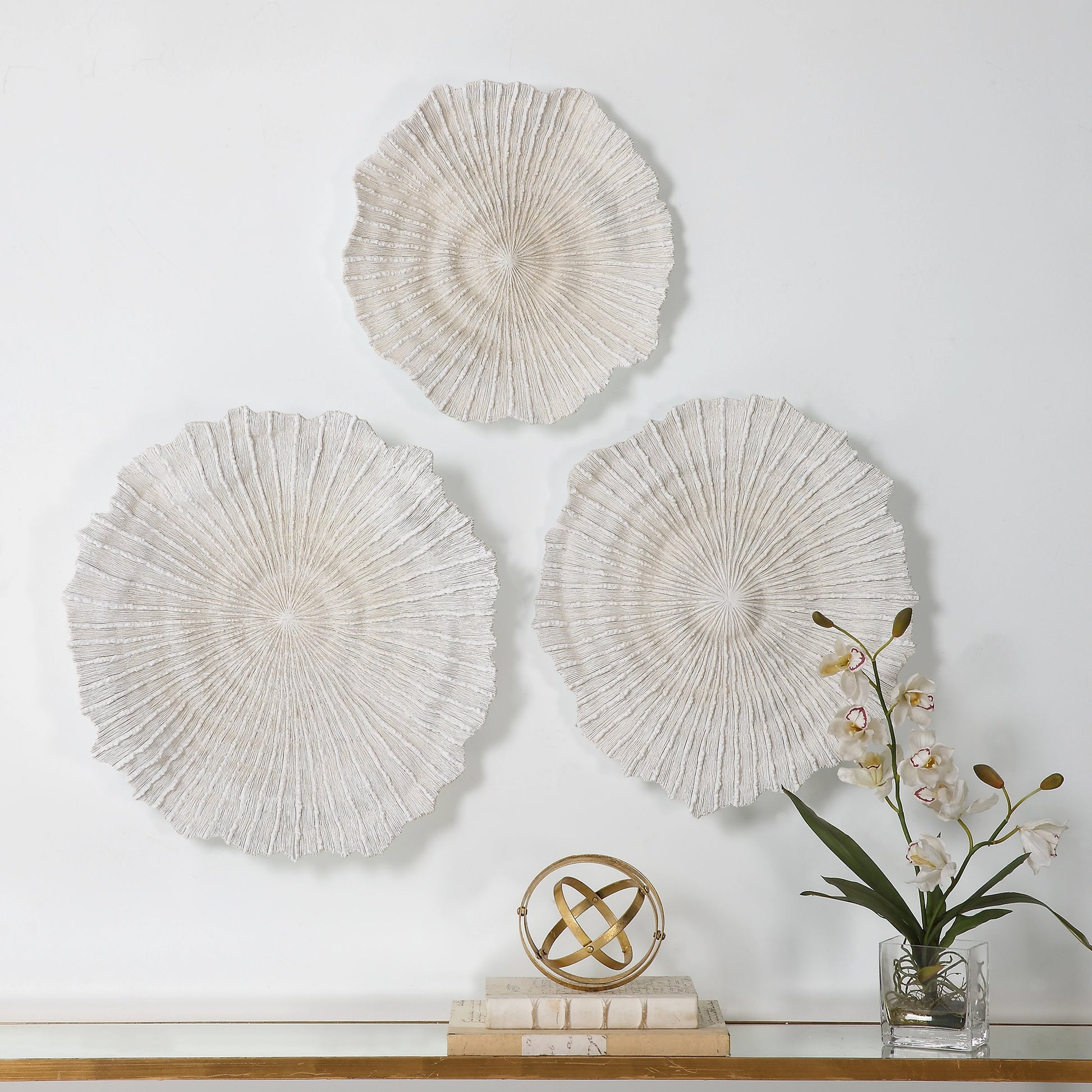 Ocean Gems Wall Decor by Uttermost. Made from polyresin in a modern style.