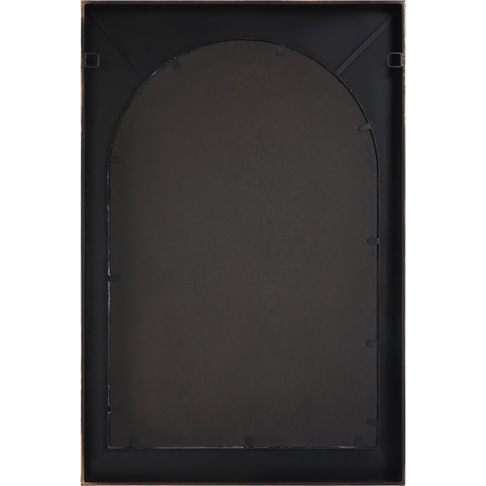 Crisanta Arch Mirror by Uttermost in gold. Made from mirror, iron, mdf in a modern style.