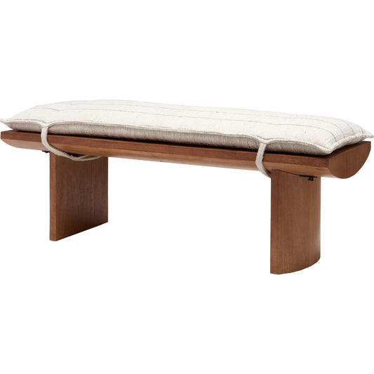 Miro Bench 541170 by Surya in top: brown; base: brown and lacqueredlacquered. Made from mango wood in a unique style.
