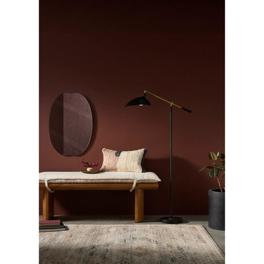 Miro Bench 541170 by Surya in top: brown; base: brown and lacqueredlacquered. Made from mango wood in a unique style.