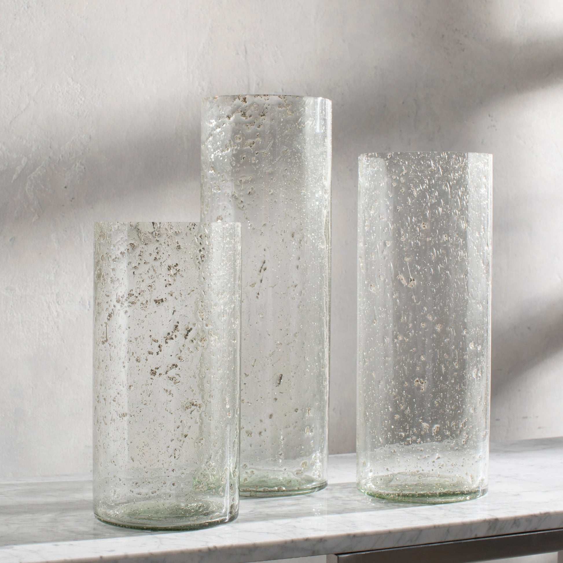 Mist - 23614 (Set of 3) by Livabliss in translucent. Made from glass in a transitional style.
