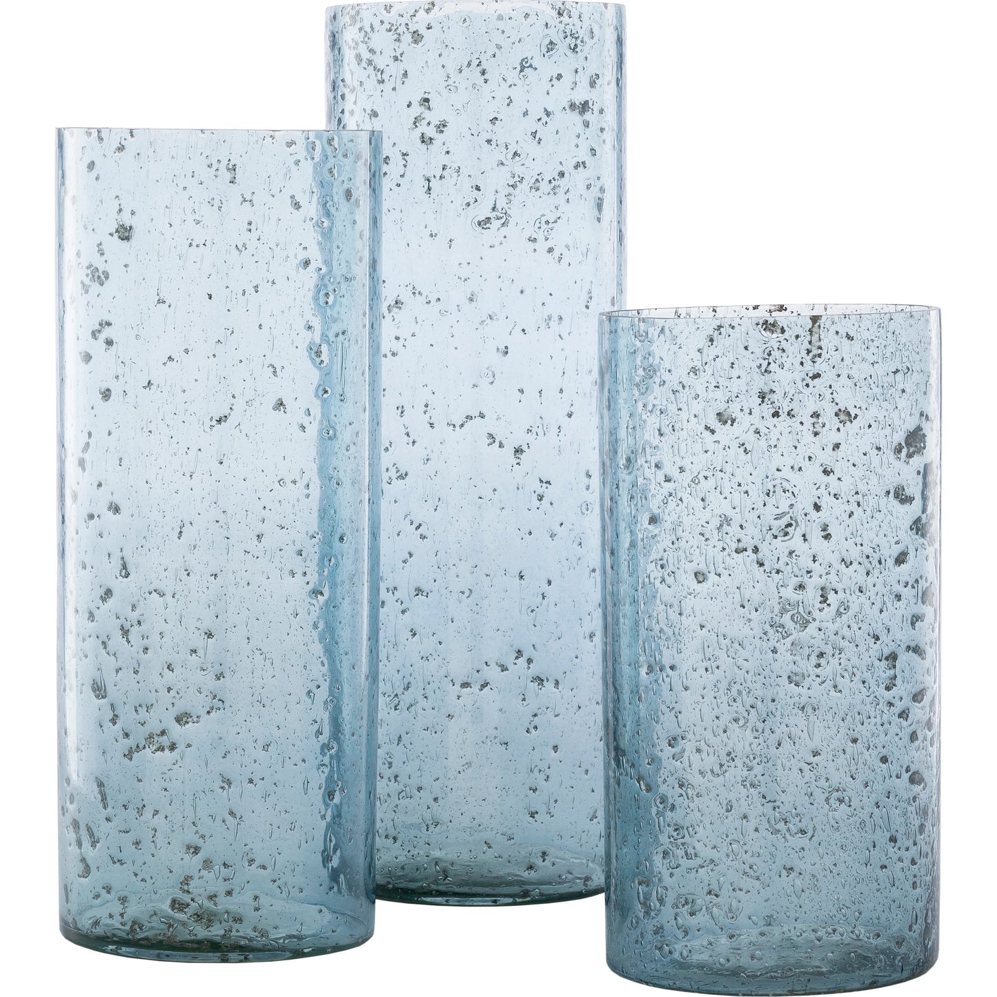 002 S-348266 | Primary Silo | Mist - 23614 (Set of 3) by Livabliss in translucent. Made from glass in a transitional style.
