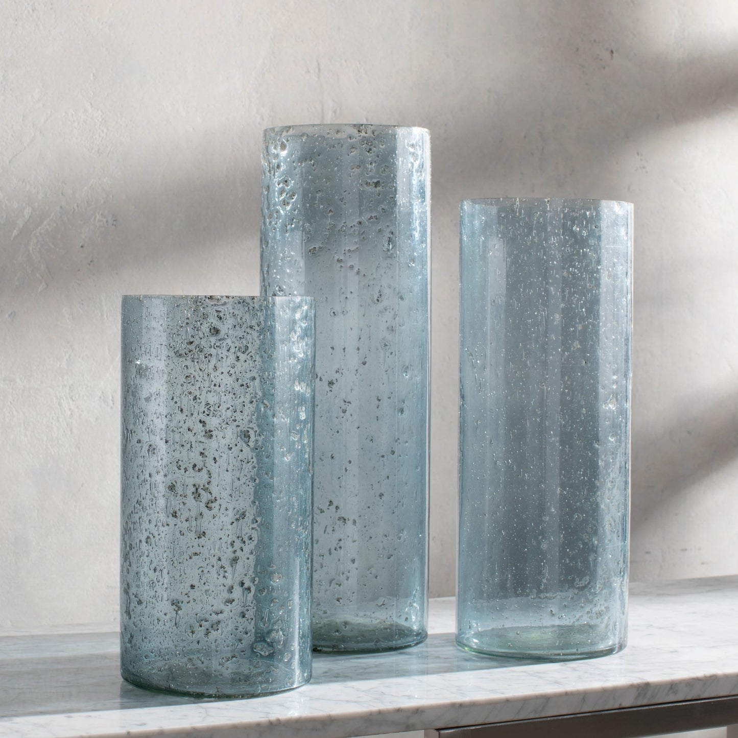 004 S-348266 | Additional Silo | Mist - 23614 (Set of 3) by Livabliss in translucent. Made from glass in a transitional style.