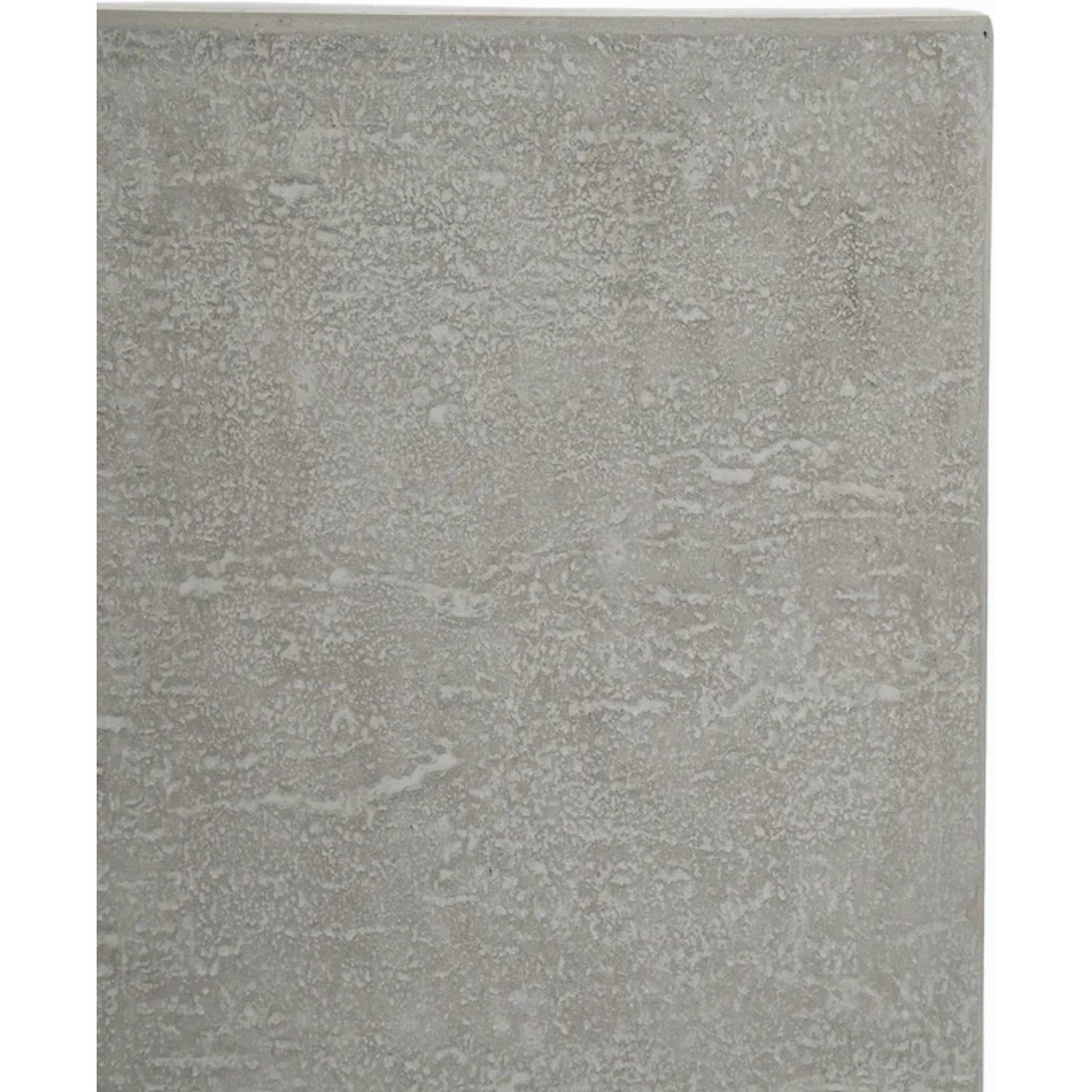 Gravelstone Outdoor Square Fire Table by Sunset West in gravelstone. Made from gfr concrete in a modern style.
