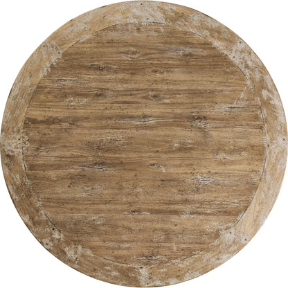Caldera Centre Table by Jonathan Charles in light spain painted walnut. Made from acacia in a traditional style.